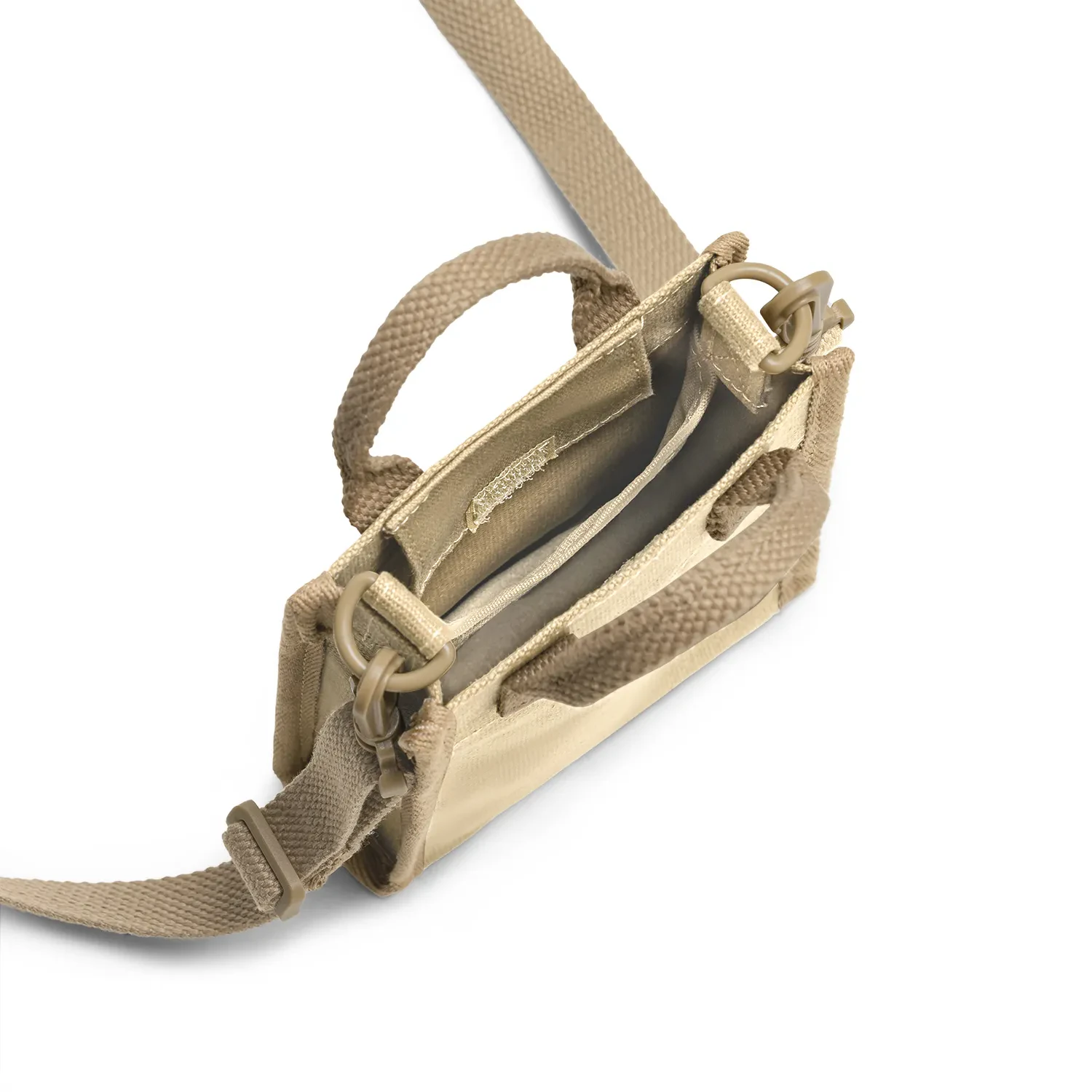ESTOTI XS MICRO CROSSBODY BAG - OATMILK